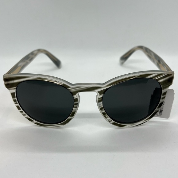 NEW Dolce & Gabbana 51mm Sunglasses Black Gray Striped Eyewear 100% Authentic - Picture 8 of 16